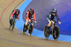 Debbie Capewell and her Sister Act teammates at the British National Track Championships 2025