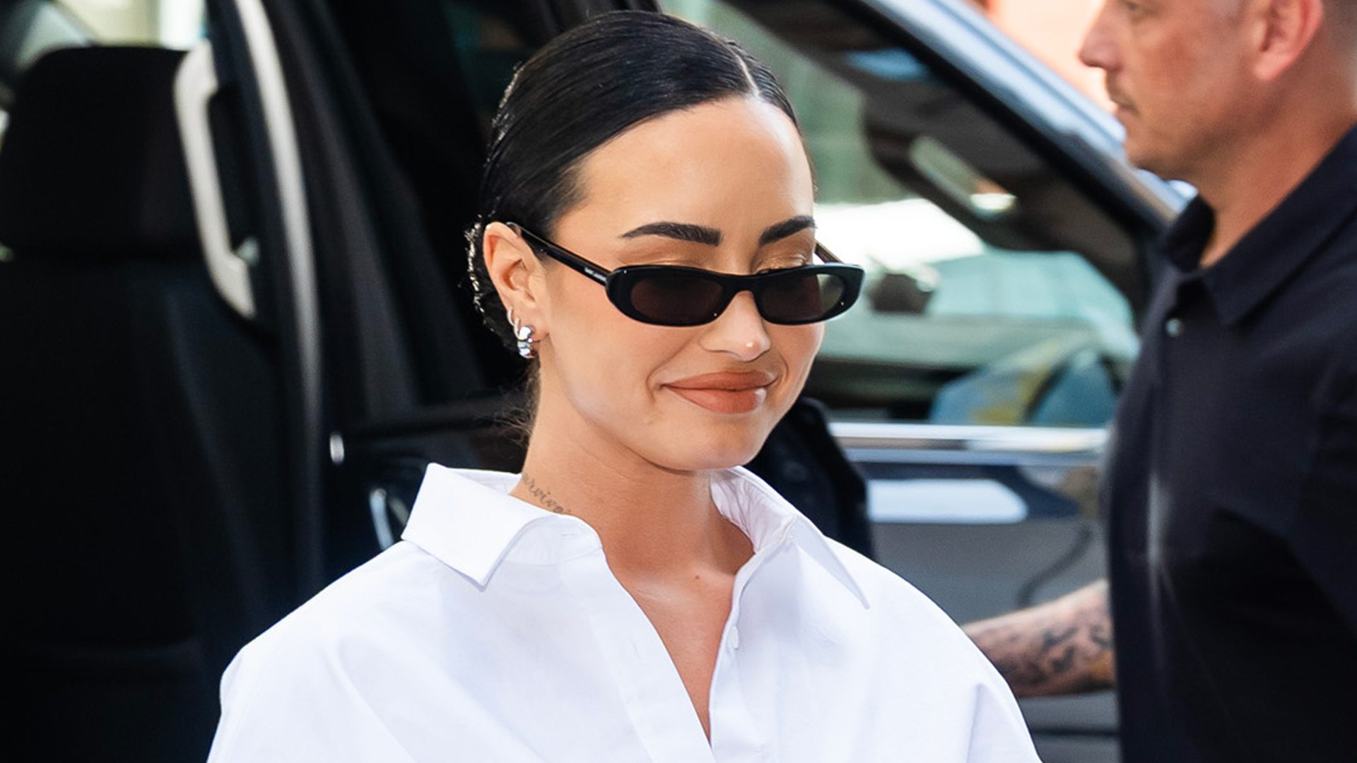 Demi Lovato celebrates her honeymoon in various vacation outfits.