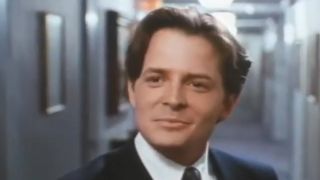 A close up of Michael J. Fox smiling