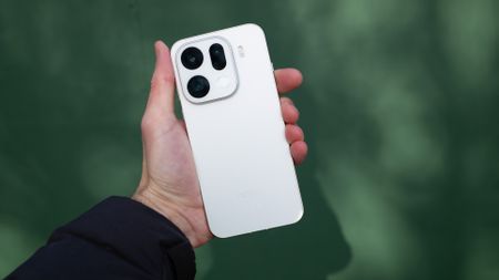 Oppo Find X8 Pro phone held in a hand