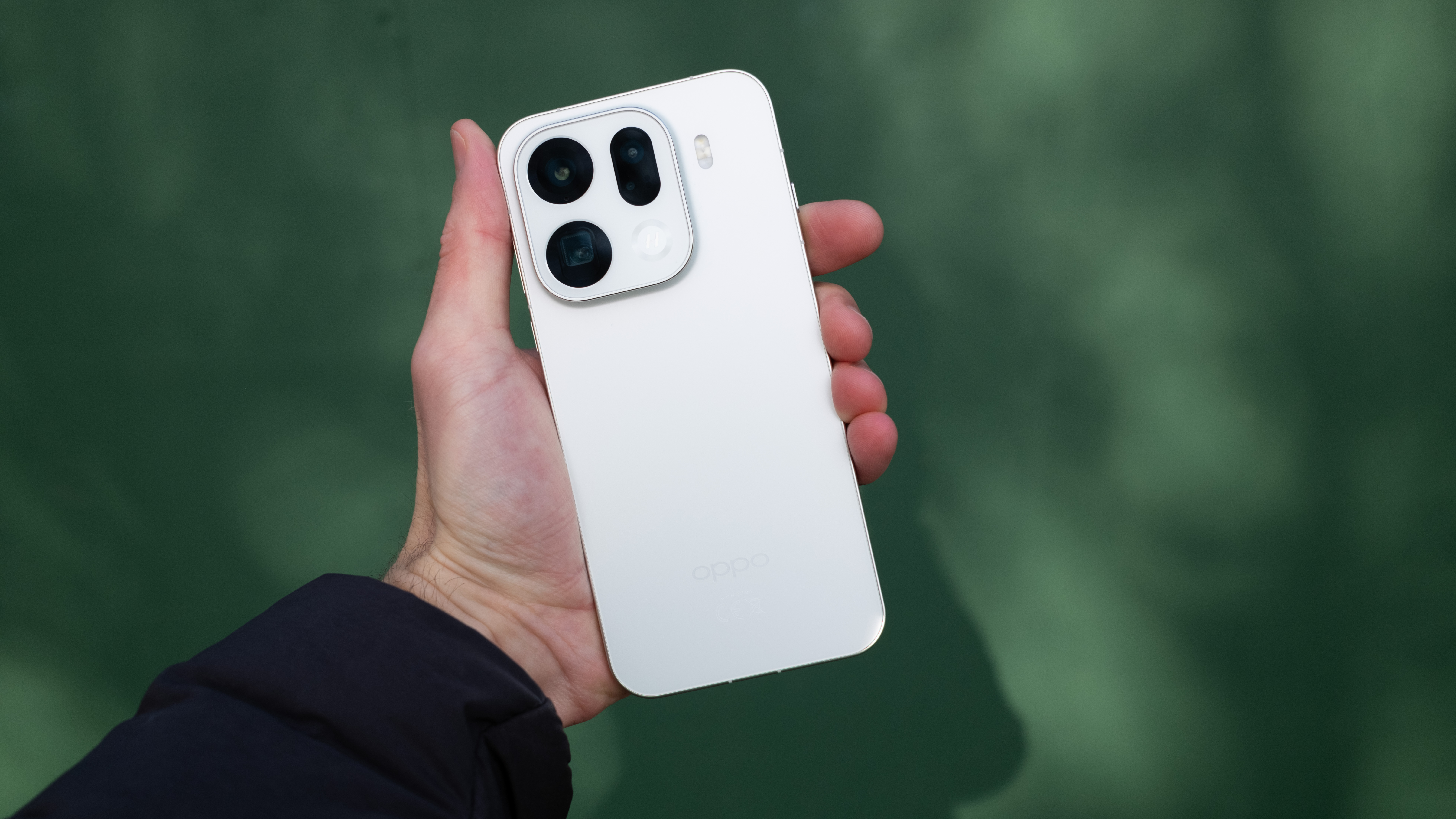 Oppo Find X8 Pro phone held in a hand