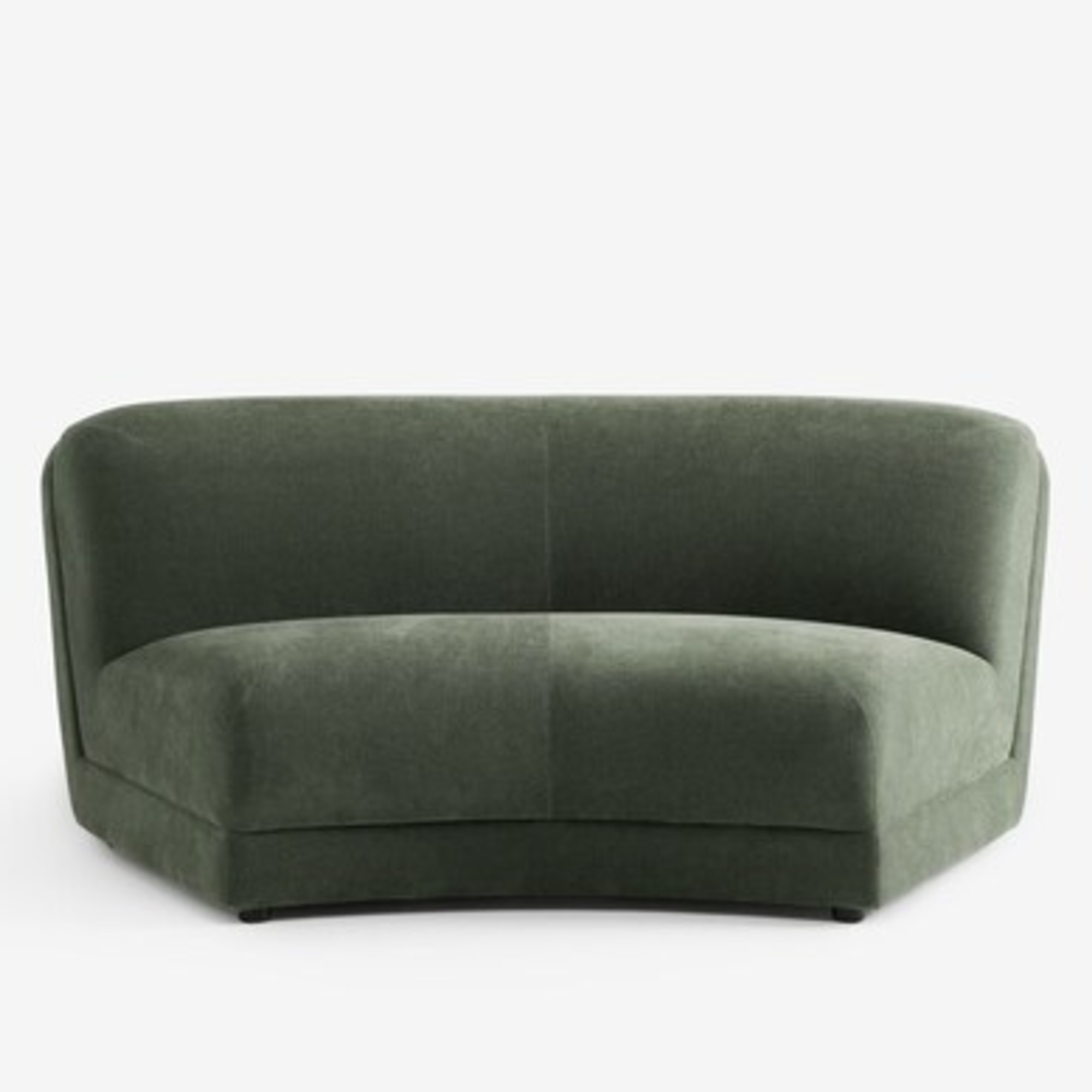 Next Soft Twill Forest Green Addison Modular Sofa Double Centre Piece