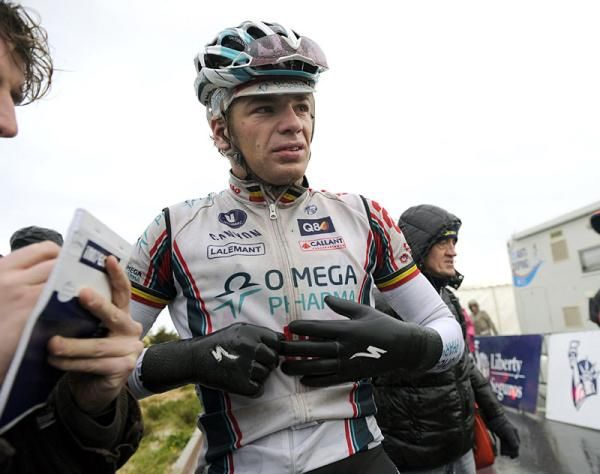 Second place finisher Jurgen Roelandts (Omega Pharma - Lotto)