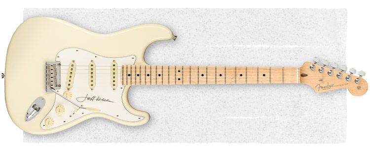 Jeff Beck-autographed American Professional Stratocaster