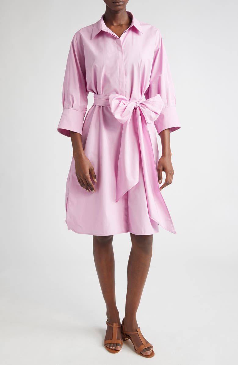 Tabata Belted Cotton Shirtdress