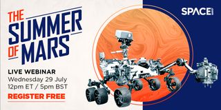 Join Space.com as we talk the summer of Mars with NASA's Jim Watzin and the Planetary Society's Jim Bell.