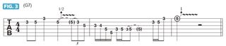 Guitar World 588 Jim Oblon lesson: Combining major and minor pentatonics with chromatics