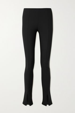 Reya Ribbed Stretch-Jersey Flared Leggings