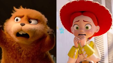 Mabel in beaver form in Hoppers, and Jesse in Toy Story 5