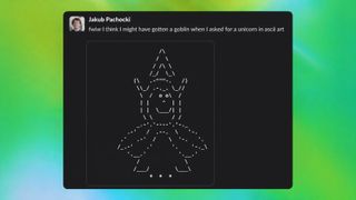 ChatGPT ascii art goblin