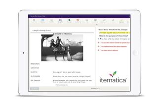 Itematica screenshot: A knight in waiting