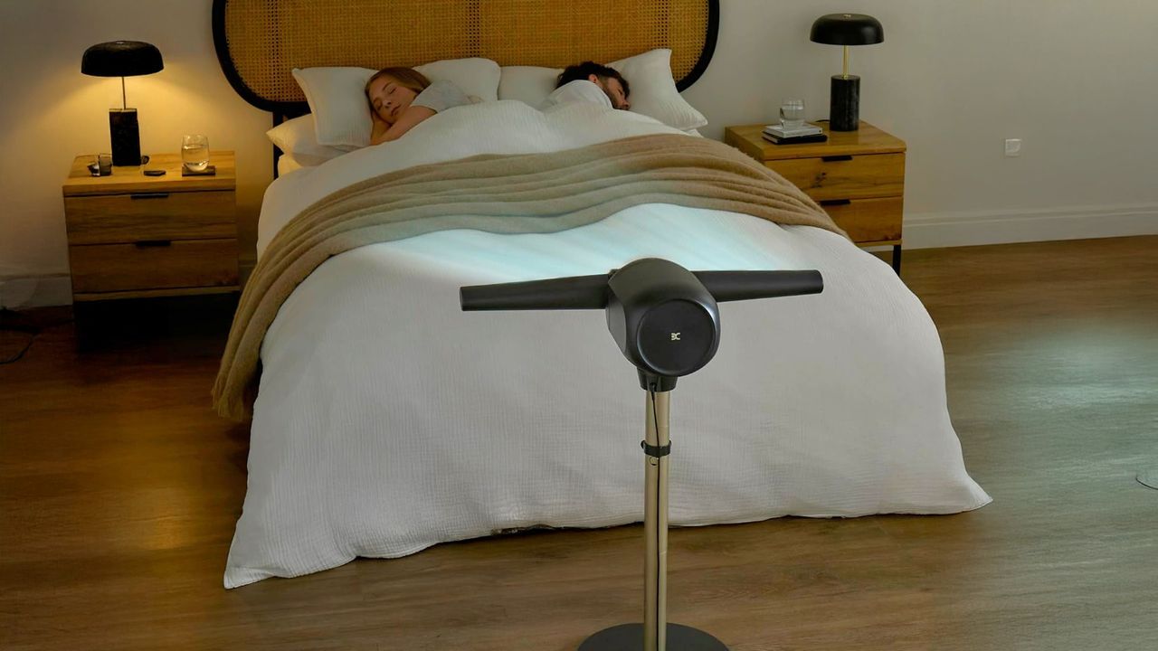 I slept under a blanket of cool air last night thanks to this clever adjustable tower fan — and there's a huge £76 off for Prime Day