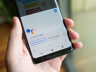 Google Assistant on a Pixel 2 XL