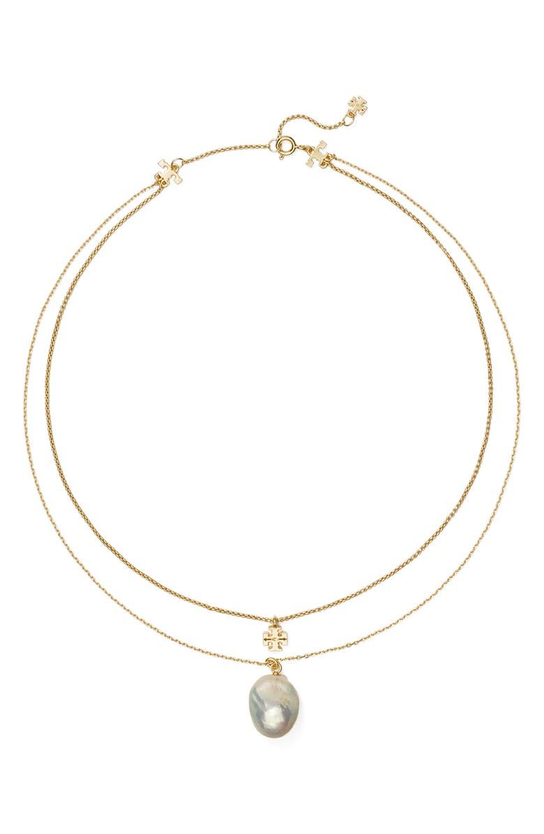 Kira Imitation Pearl Layered Necklace