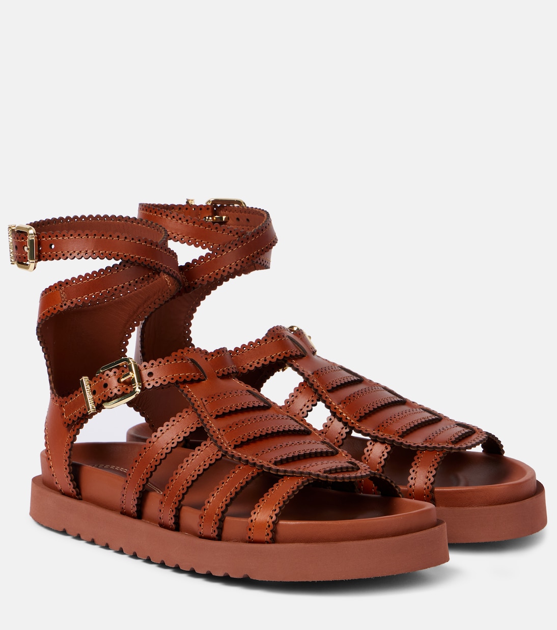 Goldie Leather Gladiator Sandals