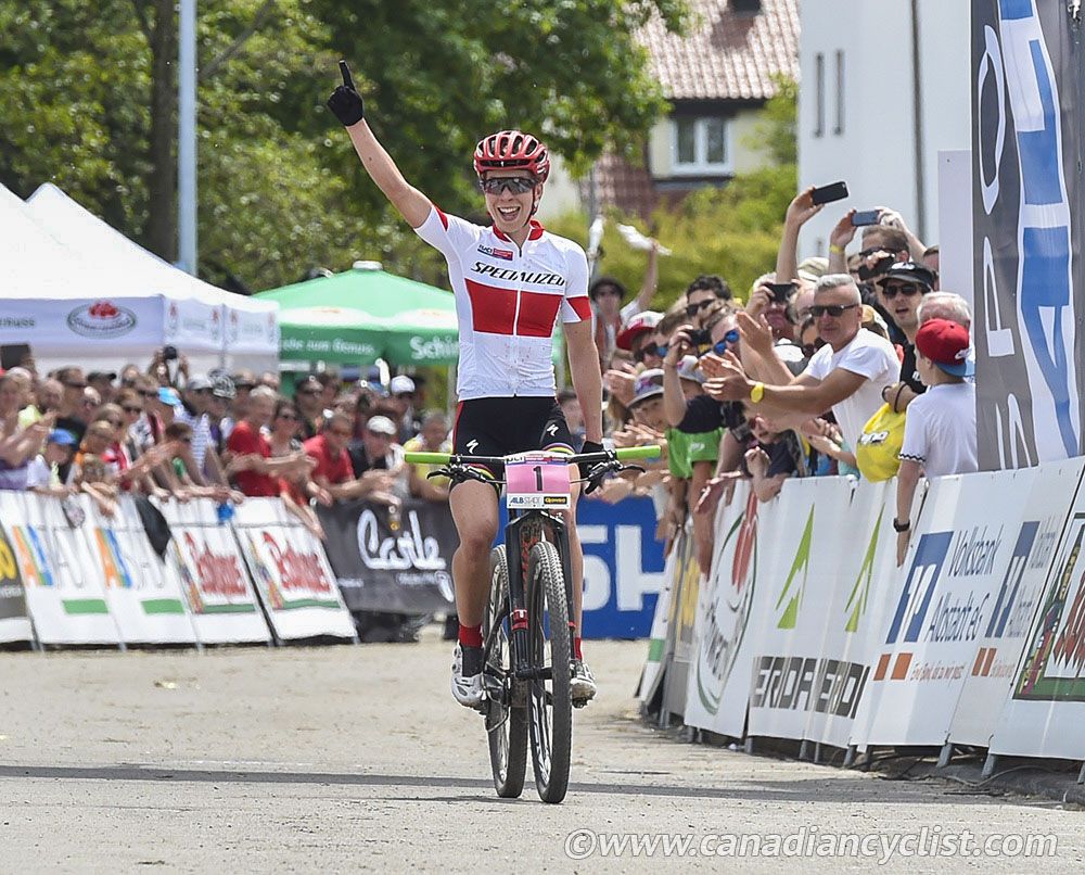 Annika Langvad (Den) Specialized Racing wins in Albstadt, Germany