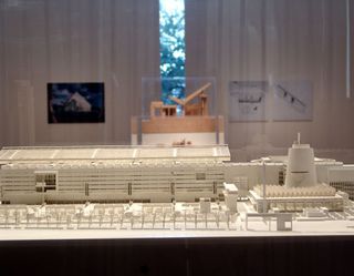 Exhibition model for the National Library of France