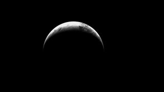 A view of Earth as seen from the Artemis 1 Orion spacecraft on its approach for reentry.