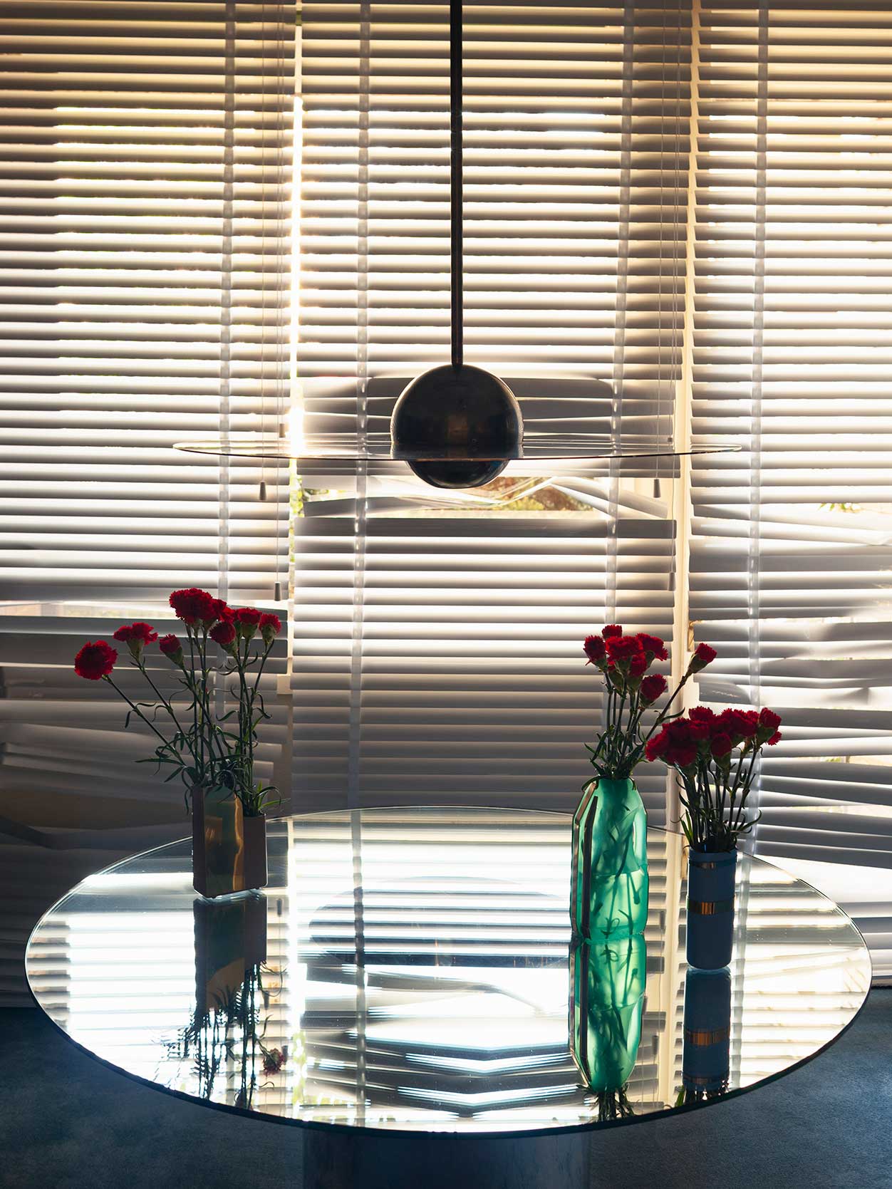 Colourful vases by Interni Venosta