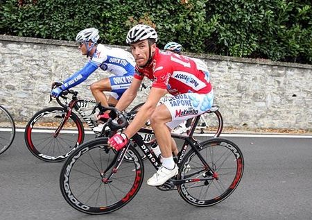 Luca Paolini (Acqua e Sapone) didn't make it to the finish