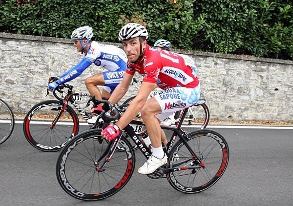 Luca Paolini (Acqua e Sapone) didn't make it to the finish