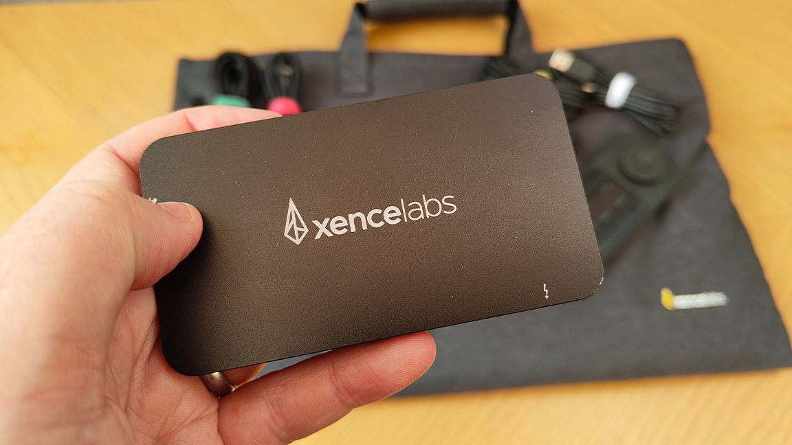 Xencelabs Pen Display 16 review; a pen display on a wooden desk