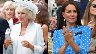 Duchess Camilla and Kate Middleton side by side