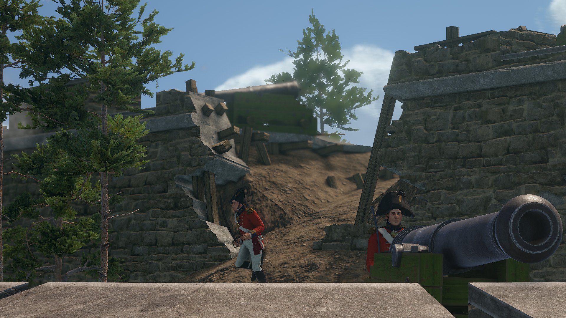 Screenshot from Holdfast: Nations At War, an online multiplayer shooter set in Napoleon and WWI