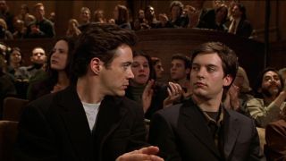 Robert Downey Jr. and Tobey Maguire in Wonder Boys