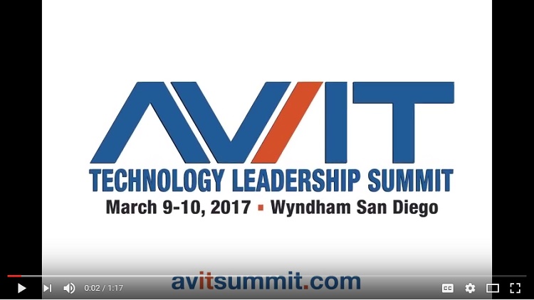 Live-Stream the AV/IT Leadership Summit, San Diego, March 9-10