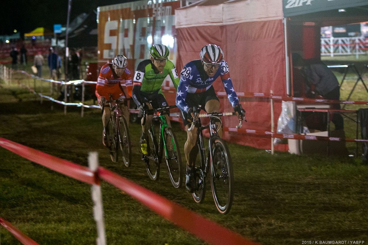 Powers, Hyde and Owen finally broke with the rest of the lead group