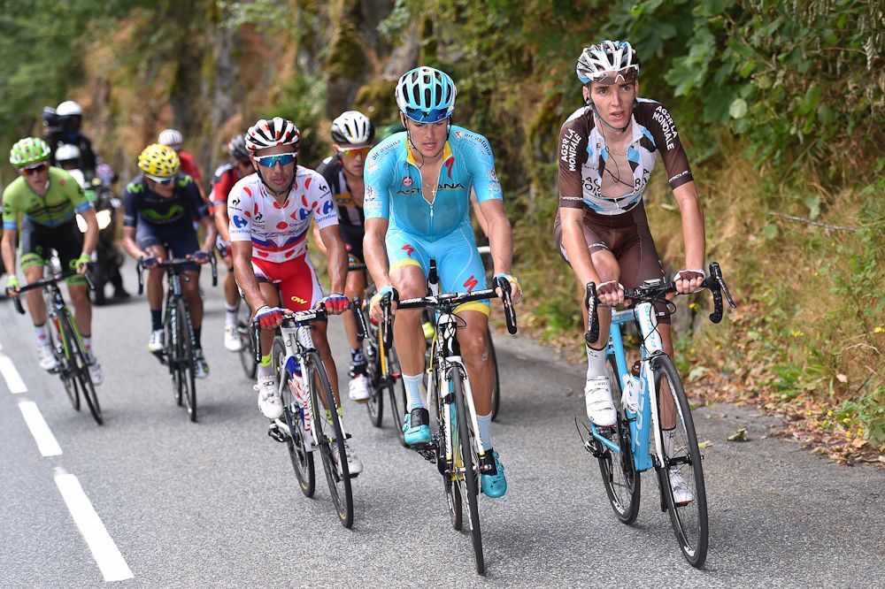 The breakaway during stage 18