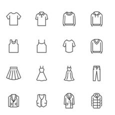 16 clothing icons