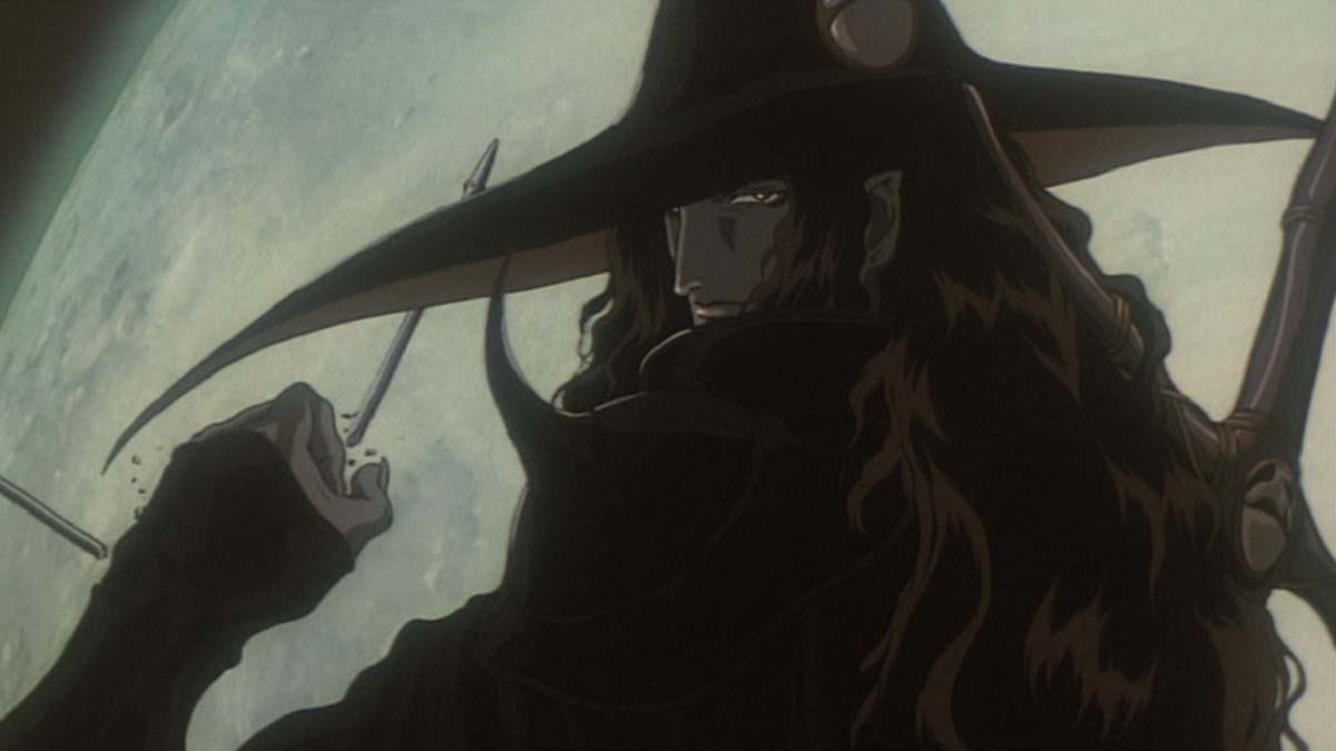 A still from the anime Vampire Hunter D Bloodlust