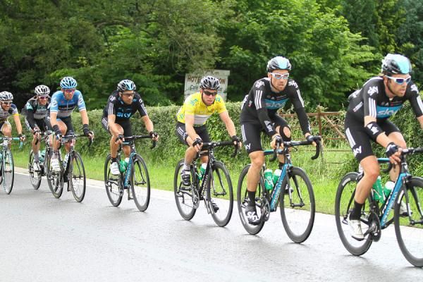 Mark Cavendish (Sky) in the peloton