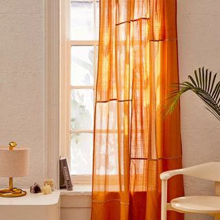 Chloe Patchwork Gauze Curtain Panel