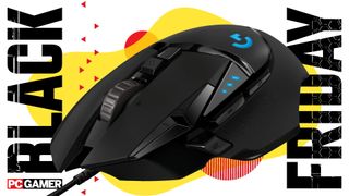 Black Friday listing image with a Logitech mouse featured