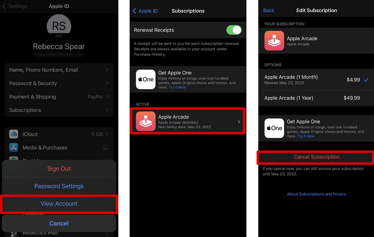 How To Cancel Apple Arcade News Tv Or Other App Store How To Cancel Apple Arcade News Tv Or Other App Store