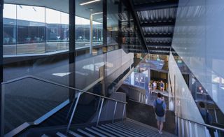 Stairwell in McMurtry building