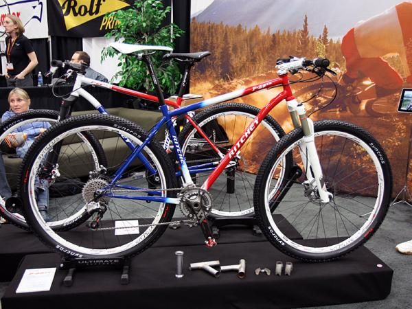 Ritchey is re-entering the mountain bike frame market with this P-29er steel hardtail.