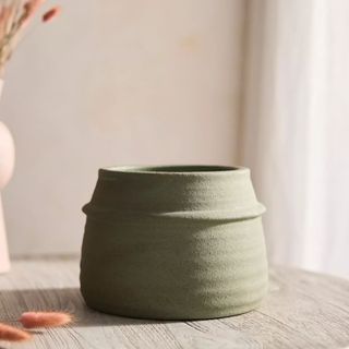 Anthropologie, Sand Glaze Ceramic Pot