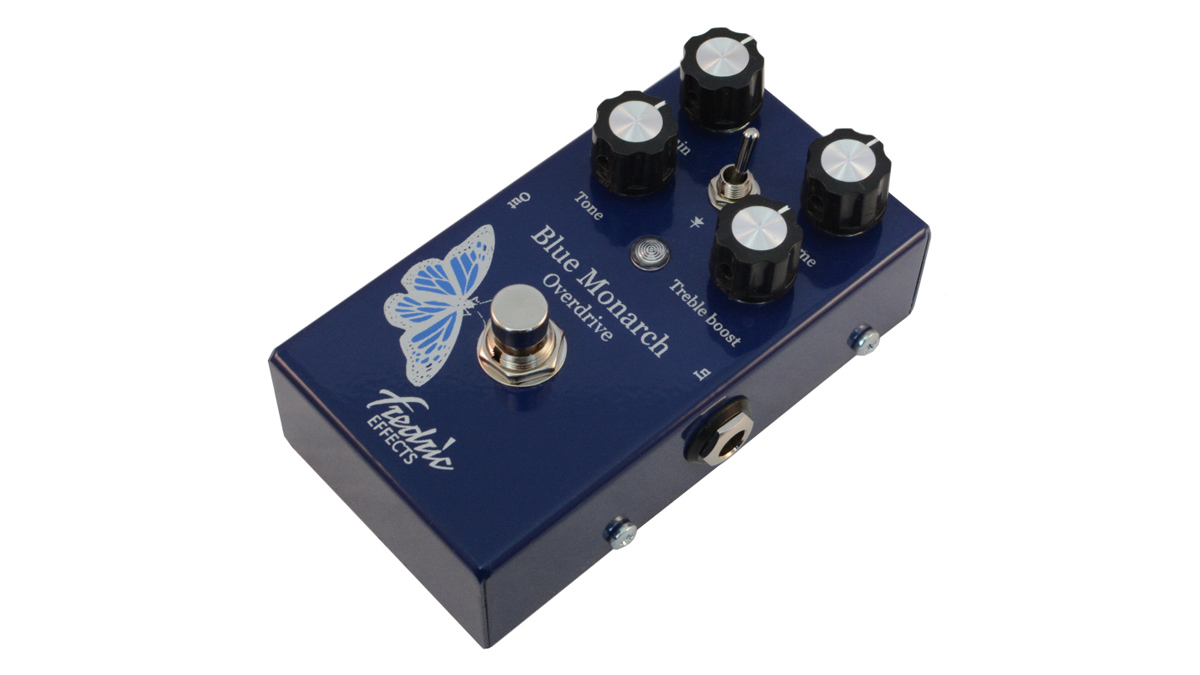 Fredric Effects Debuts New Blue Monarch Overdrive Pedal | GuitarPlayer