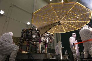 InSight's solar panels performed as planned during the test, NASA officials said.