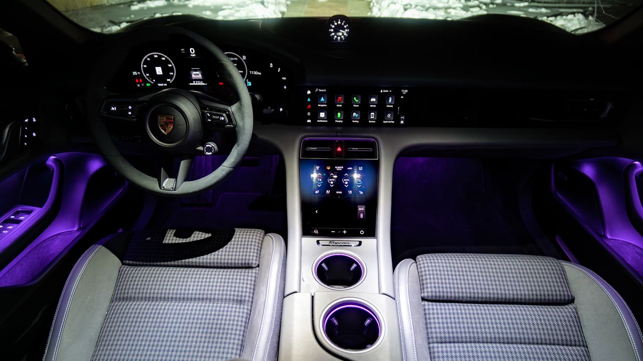 2025 Porsche Taycan test drive.