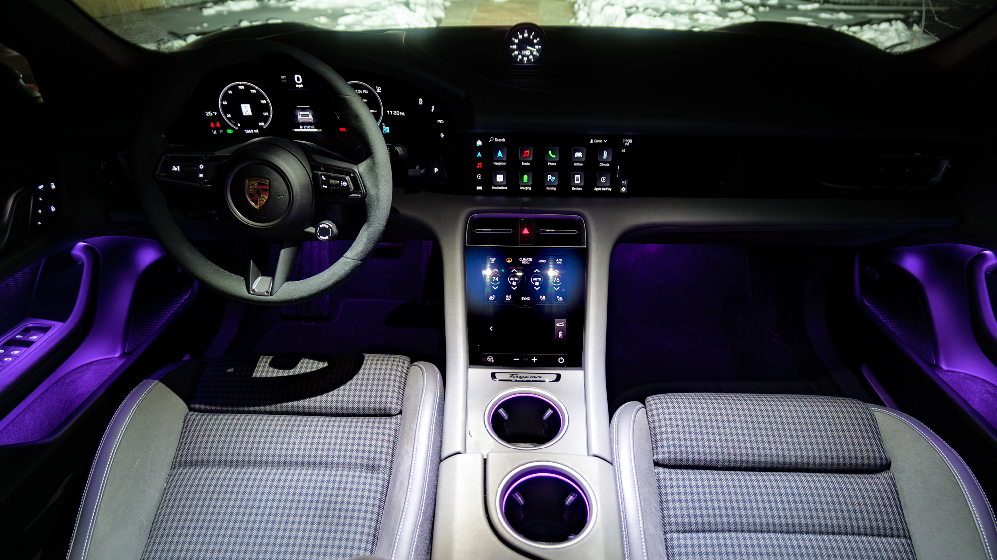 2025 Porsche Taycan test drive.