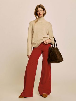 Eden Wide Leg Corduroy Pants