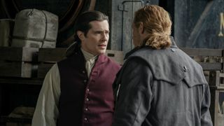 Lord John confesses to Jamie in Outlander season 7 episode 12.