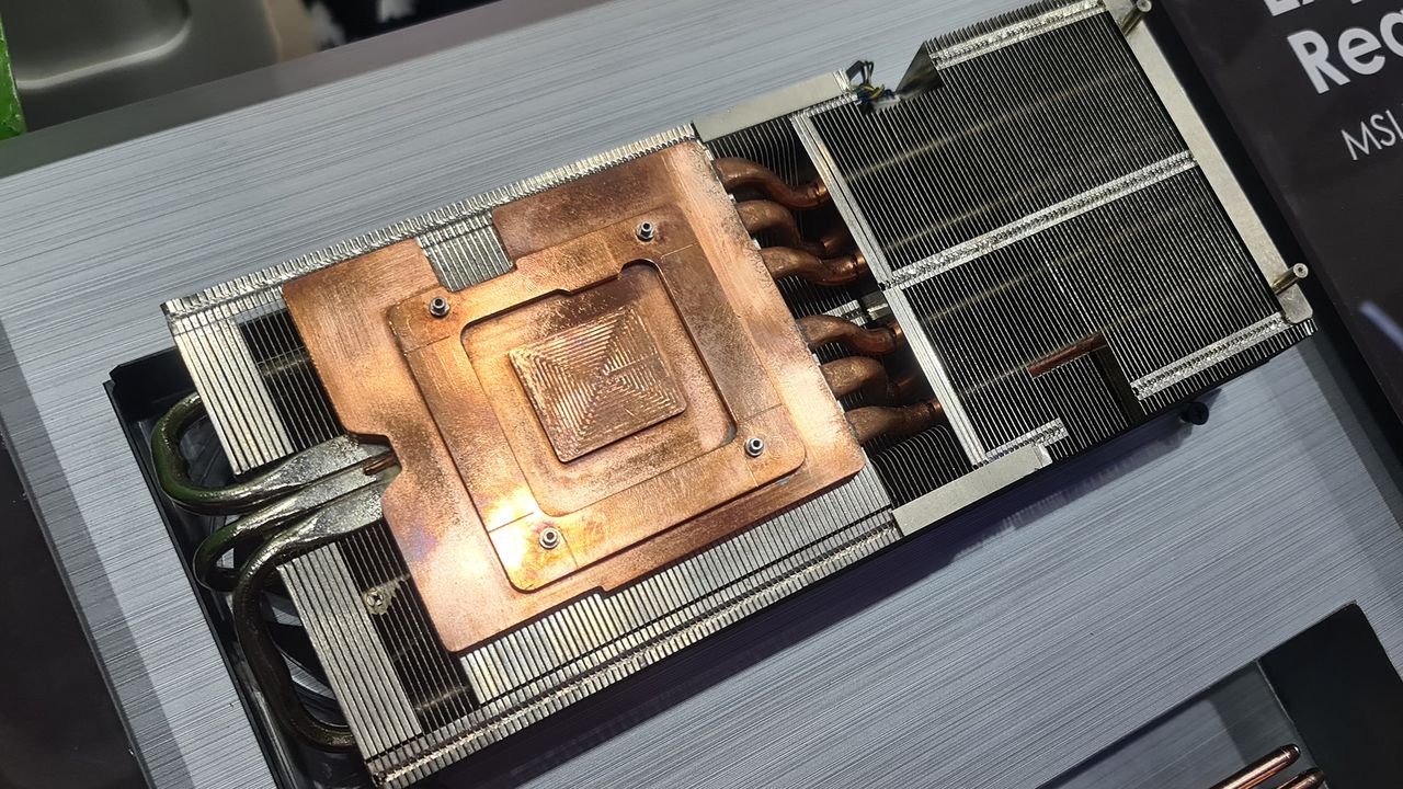 MSI graphics card cooling concepts at Computex 2023.