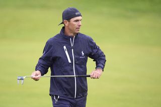 Billy Horschel holds his putter