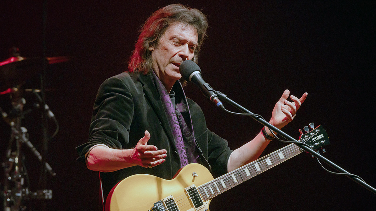 Steve Hackett performs live on stage during a concert at the Uber Eats Music Hall on May 8, 2025 in Berlin, Germany. (Photo by Frank Hoensch/Redferns)